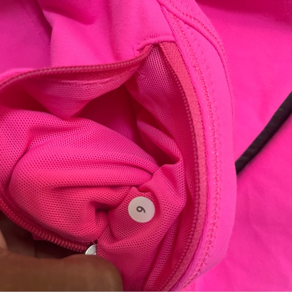 Lululemon Athletica hot neon pink Forme full zip athletic stretch jacket 6 READ - Picture 4 of 16
